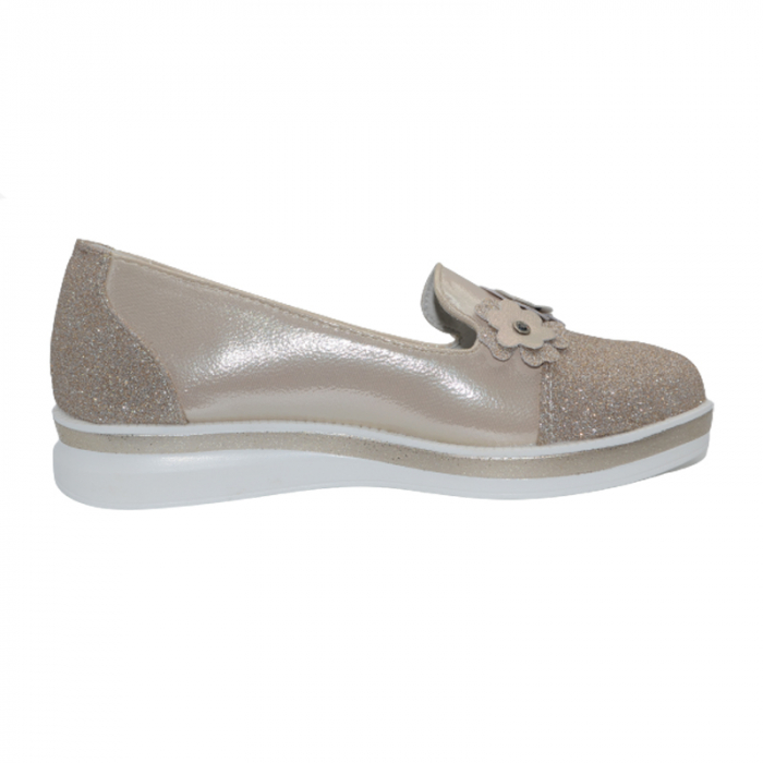 Pantofi cu platforma pentru fete MRS M1627, Bej [4]