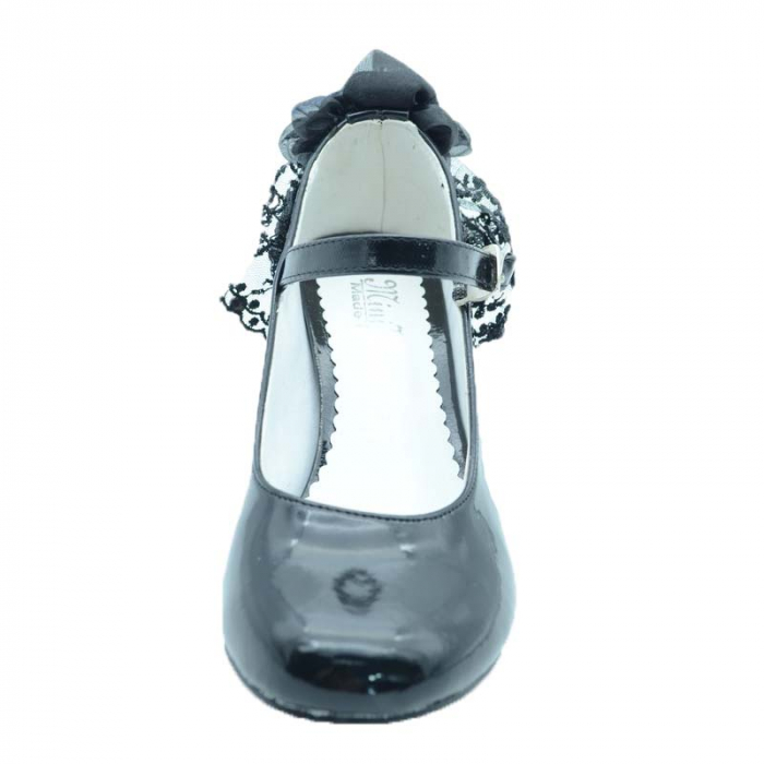 Pantofi cu toc pentru fete MiniWomen PCSM-M15-31, Negru [5]