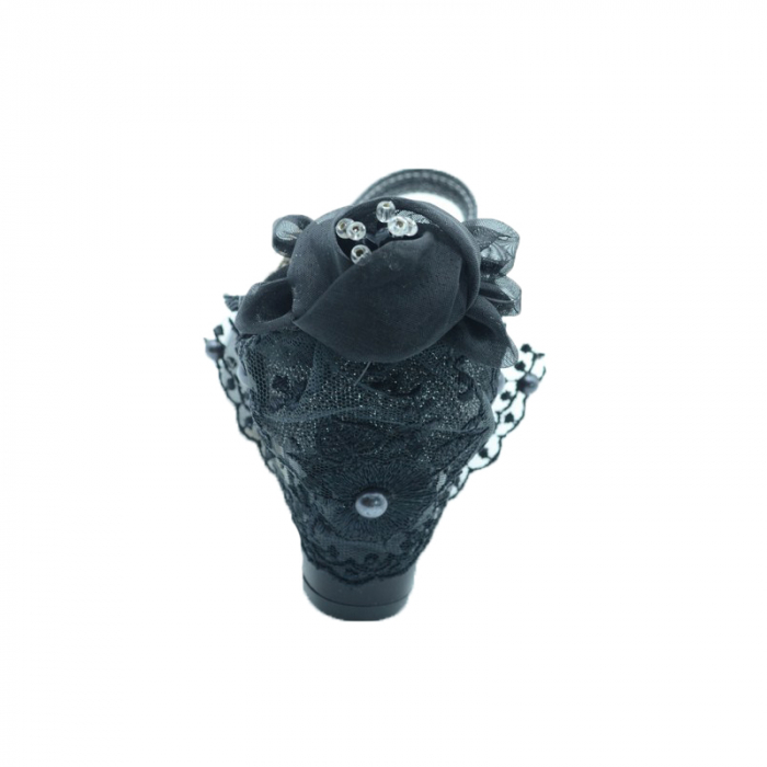 Pantofi cu toc pentru fete MiniWomen PCSM-M16-32, Negru [2]