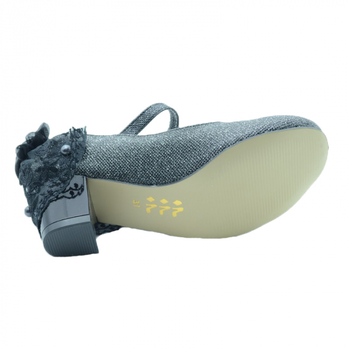 Pantofi cu toc pentru fete MiniWomen PCSM-M16-32, Negru [3]