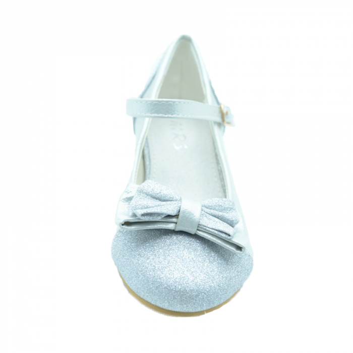 Pantofi cu toc pentru fete MRS M1509A-34, Argintiu [2]