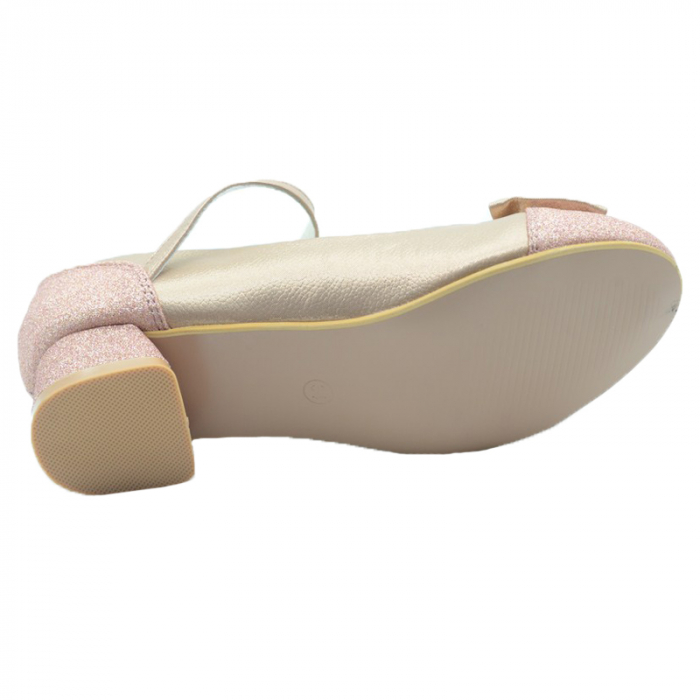 Pantofi cu toc pentru fete MRS M1509R-34, Roz [3]