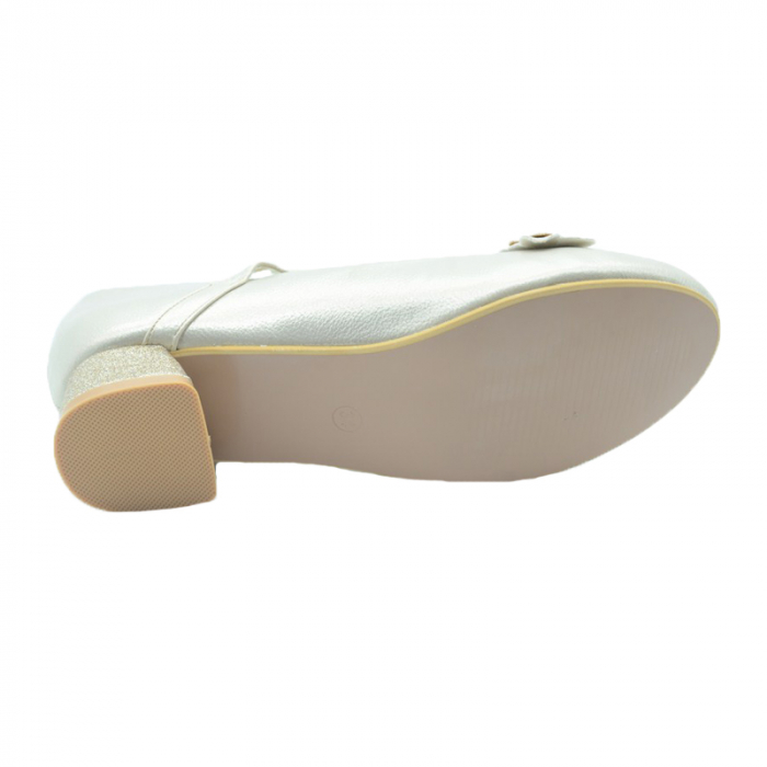 Pantofi cu toc pentru fete MRS M1515A-31, Auriu [3]