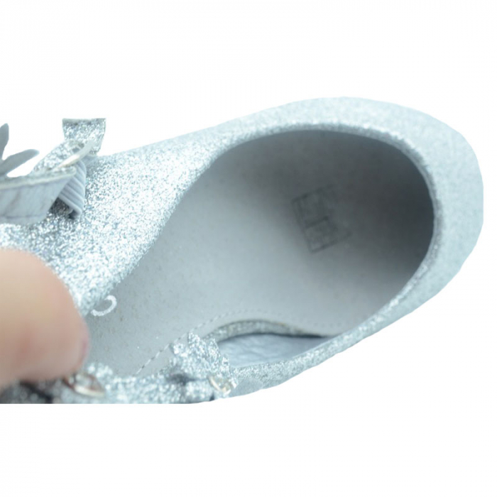 Pantofi cu toc pentru fete MRS M176A-32, Argintiu [5]