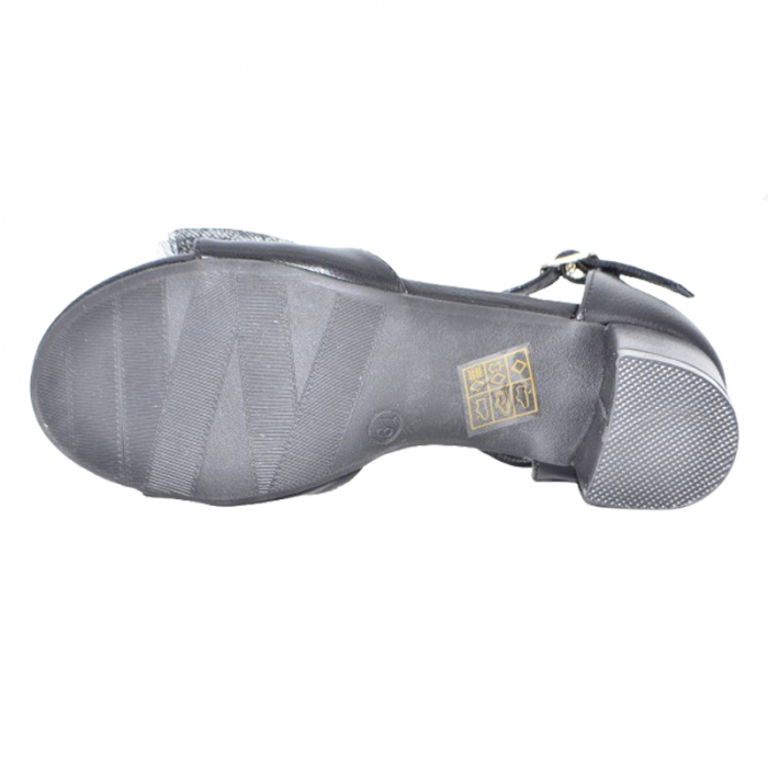 Sandale cu toc pentru fete MRS M-1051N, Negru [4]