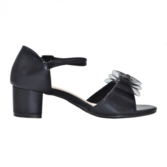 Sandale cu toc pentru fete MRS M-1051N, Negru [3]