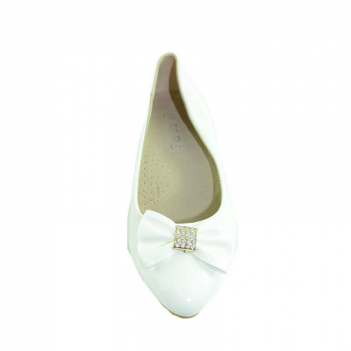 Pantofi cu toc pentru fete MRS M1288A-35, Alb [2]
