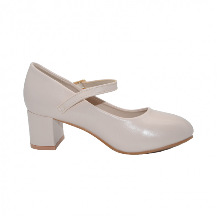 Pantofi cu toc pentru fete MRS M1309-2, Bej [3]