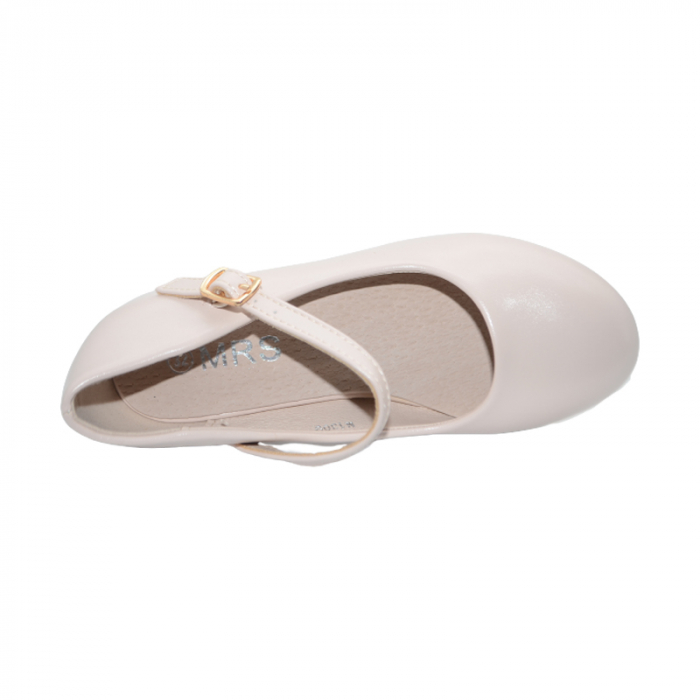 Pantofi cu toc pentru fete MRS M1309-2, Bej [4]