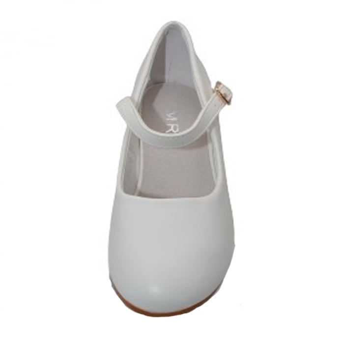Pantofi cu toc pentru fete MRS M1309A, Alb [2]