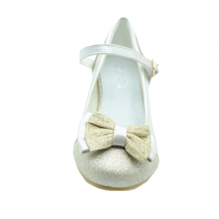 Pantofi cu toc pentru fete MRS M1509-33, Auriu [2]