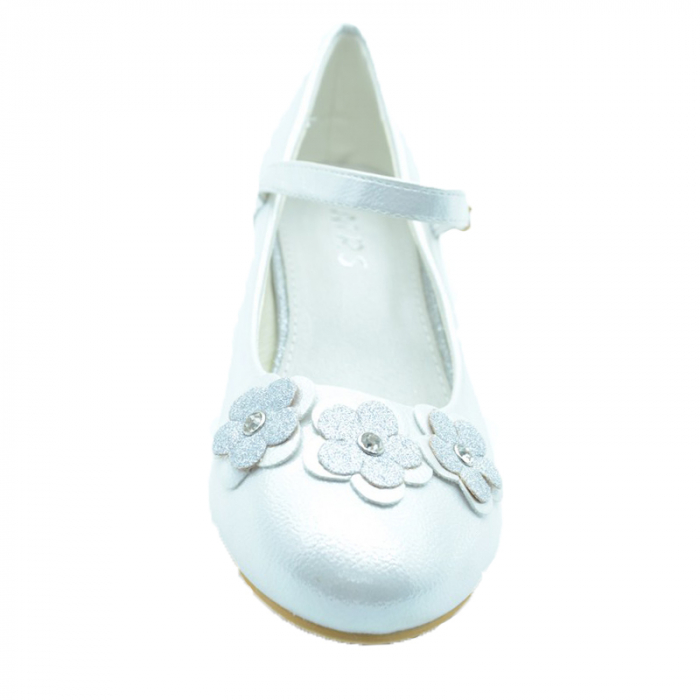Pantofi cu toc pentru fete MRS M1515A-1-31, Argintiu [2]