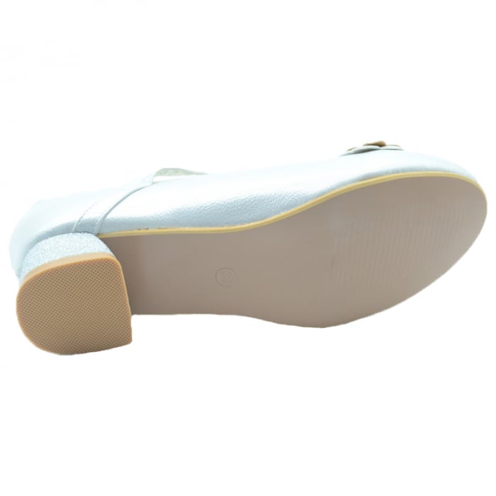 Pantofi cu toc pentru fete MRS M1515A-1-31, Argintiu [3]