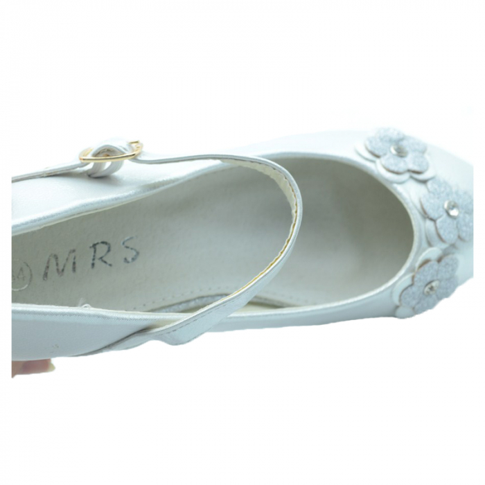 Pantofi cu toc pentru fete MRS M1515A-1-31, Argintiu [4]