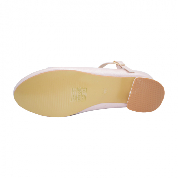 Pantofi cu toc pentru fete MRS M1529, Roz [2]