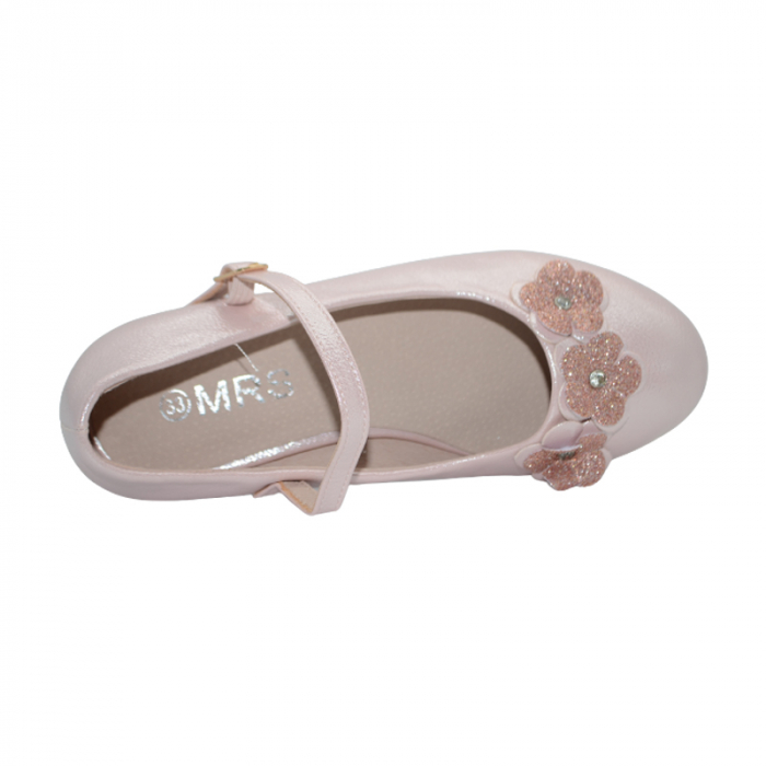 Pantofi cu toc pentru fete MRS M1529, Roz [4]