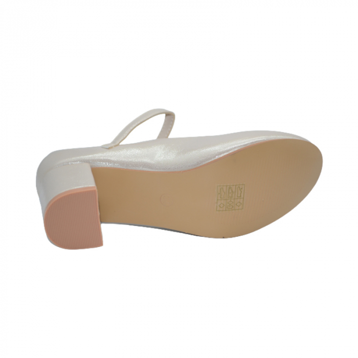 Pantofi cu toc pentru fete MRS M1531-1, Auriu [2]