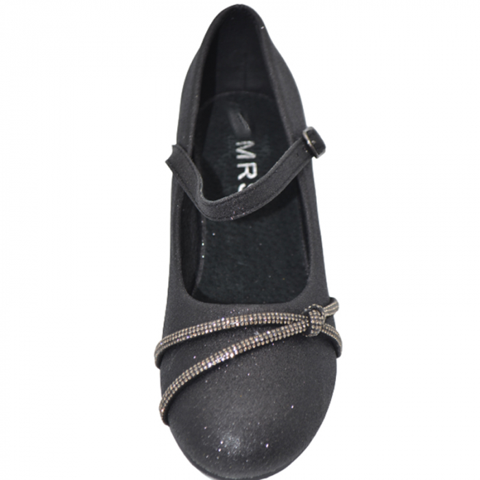 Pantofi cu toc pentru fete MRS M1541, Negru [3]