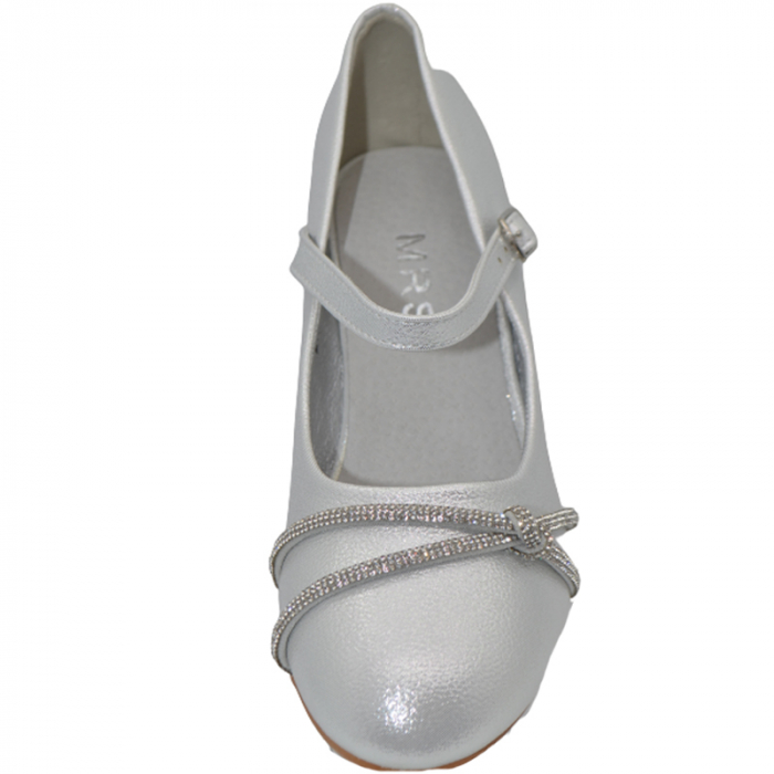 Pantofi cu toc pentru fete MRS M1539AR, Argintiu [3]