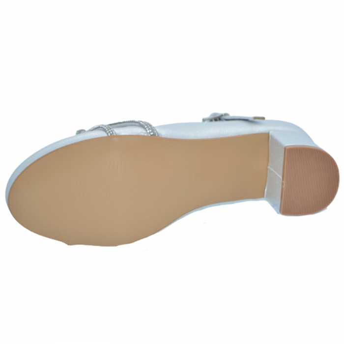 Pantofi cu toc pentru fete MRS M1539AR, Argintiu [4]