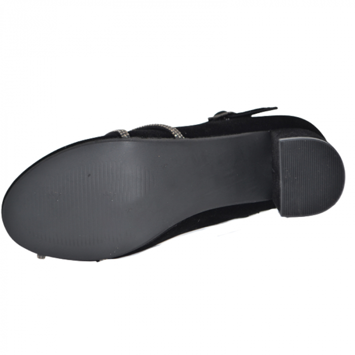 Pantofi cu toc pentru fete MRS M1540N, Negru [4]