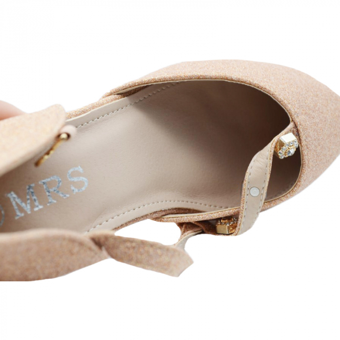 Pantofi cu toc pentru fete MRS M707-7-33, Roz [3]