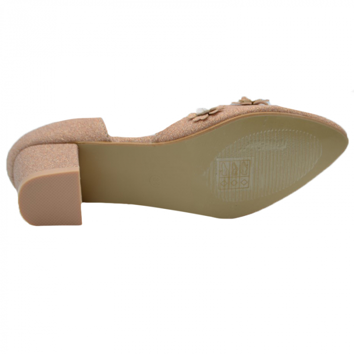 Pantofi cu toc pentru fete MRS R7070-4-30, Roz [3]