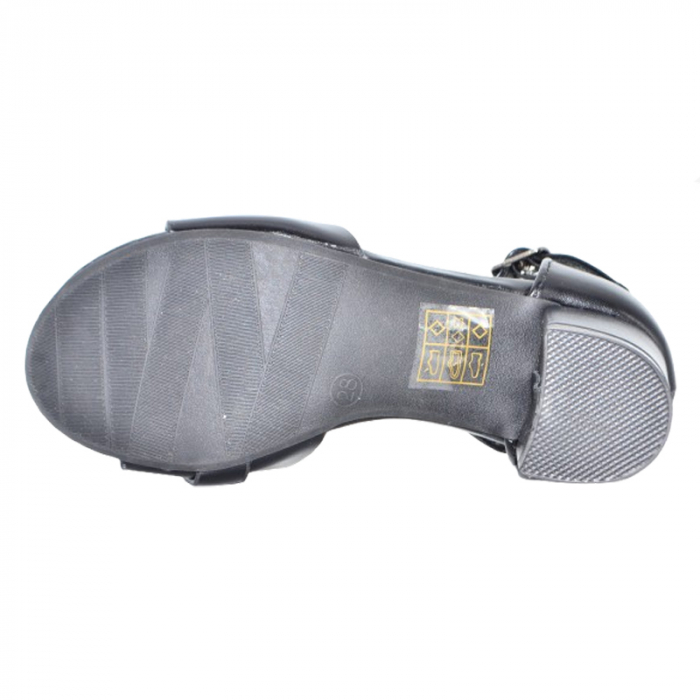Sandale cu toc pentru fete MRS R-1052, Negru [4]