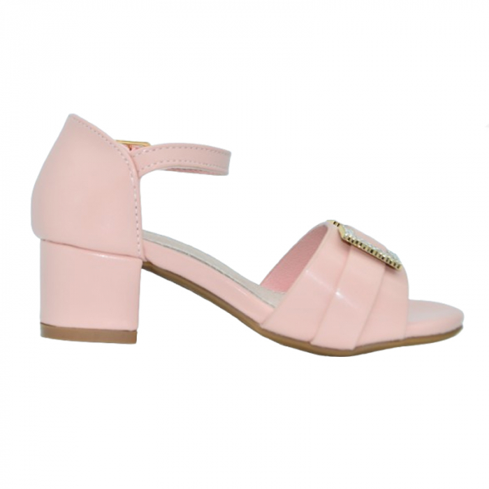 Sandale cu toc pentru fete MRS R-1052R, Roz [3]