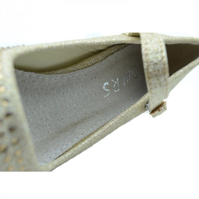 Pantofi cu toc pentru fete MRS R1311-1AU-29, Auriu [2]