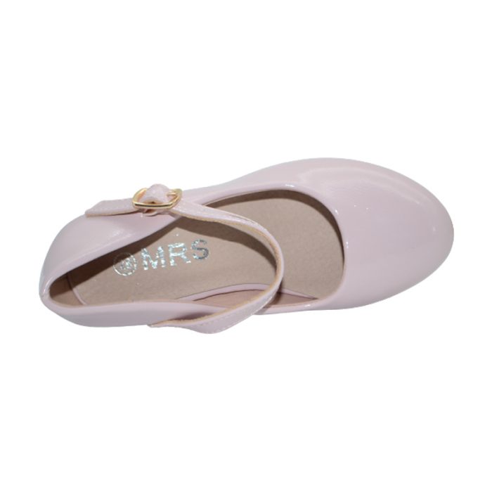Pantofi cu toc pentru fete MRS R1532-2, Roz [4]