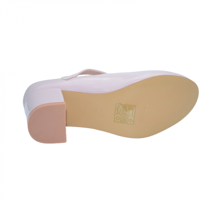 Pantofi cu toc pentru fete MRS R1532-2, Roz [2]