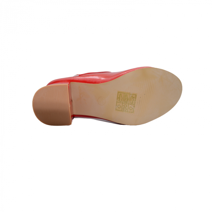 Pantofi cu toc pentru fete MRS R1532-R-25, Rosu [5]