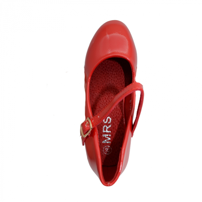 Pantofi cu toc pentru fete MRS R1532-R-25, Rosu [6]