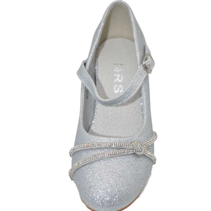 Pantofi cu toc pentru fete MRS M1541A, Argintiu [3]