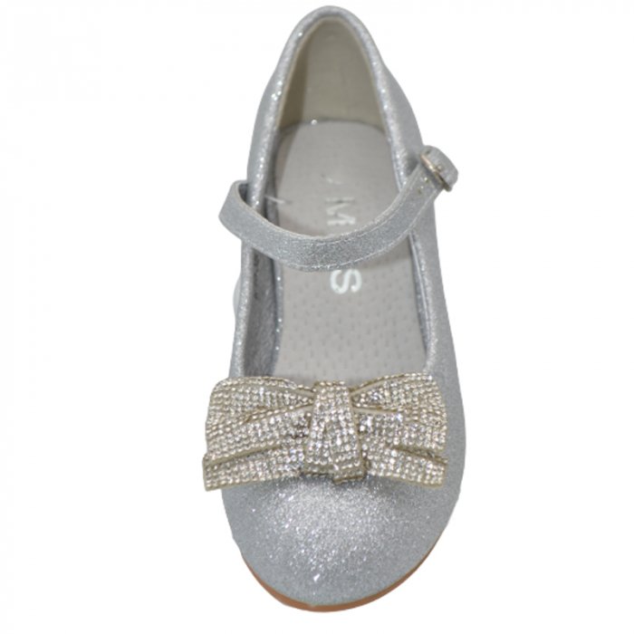 Pantofi cu toc pentru fete MRS R1538A, Argintiu [3]