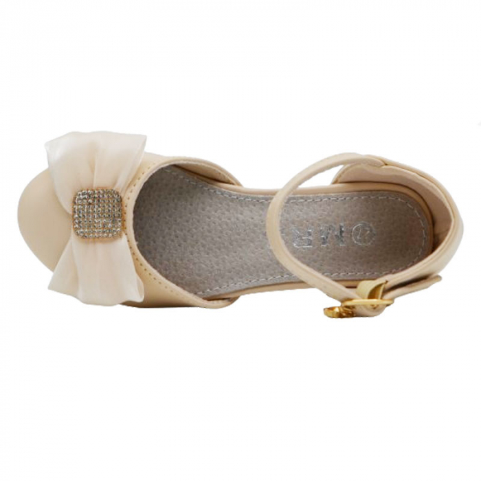 Pantofi cu toc pentru fete MRS R2024-10B, Bej [3]