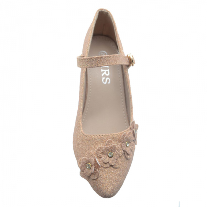Pantofi cu toc pentru fete MRS R37-9R-30, Roz [2]