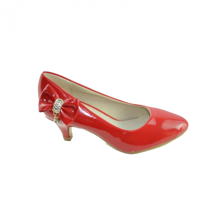 Pantofi cu toc pentru fete MRS M1280R-32, Rosu [2]