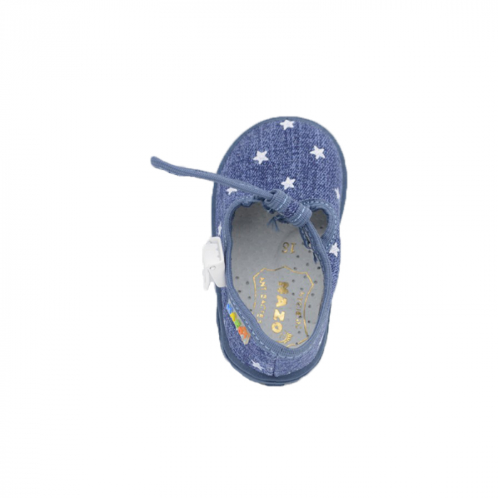 Pantofi din panza pentru baieti Nazo 013-BB-25, Albastru [3]