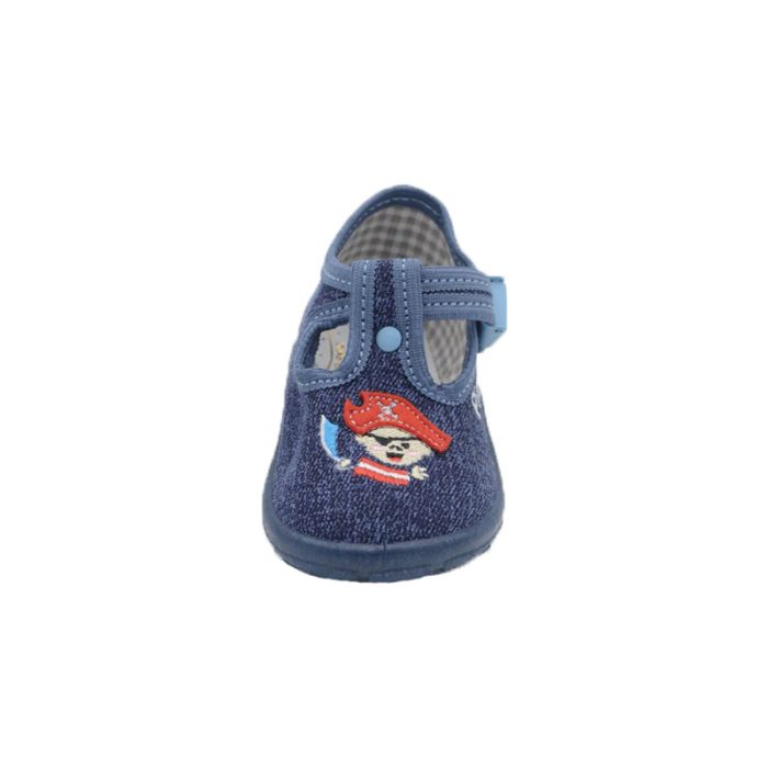 Pantofi din panza pentru baieti Nazo 013CA-25, Bleumarin [4]