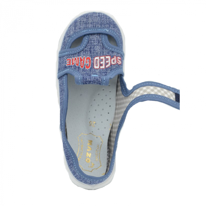 Pantofi din panza pentru baieti Nazo 018-BB-31, Albastru [5]