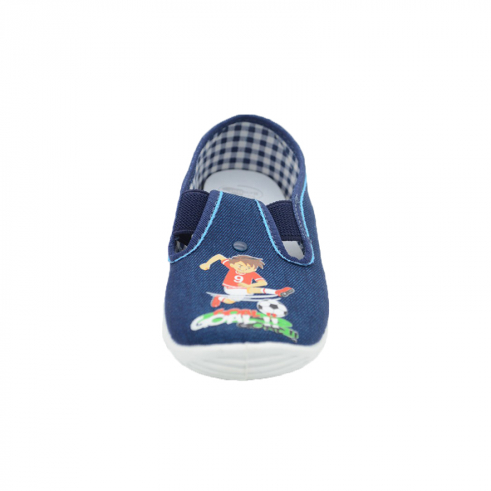 Pantofi din panza pentru baieti Renbut 33-371-823-30, Albastru [4]