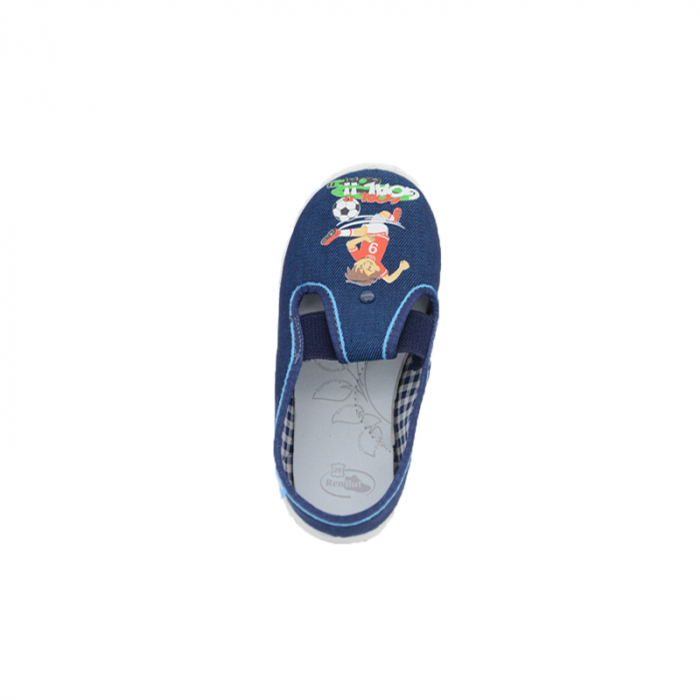 Pantofi din panza pentru baieti Renbut 33-371-823-30, Albastru [3]