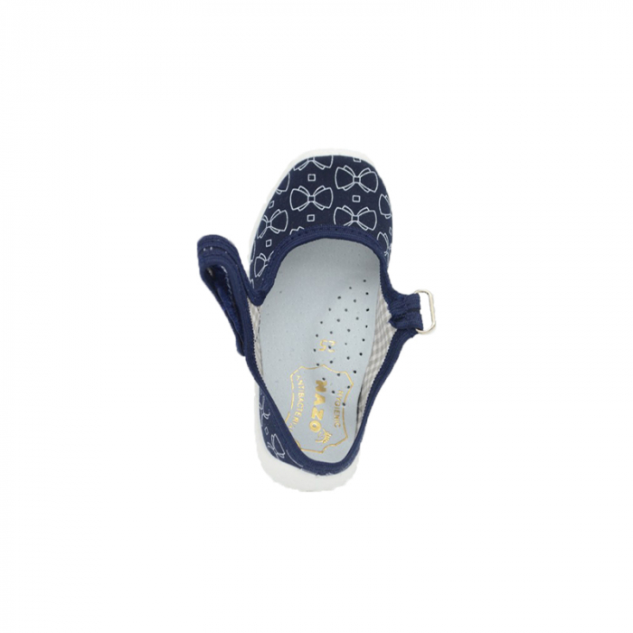 Pantofi din panza pentru fete Nazo 001-GE-32, Bleumarin [3]