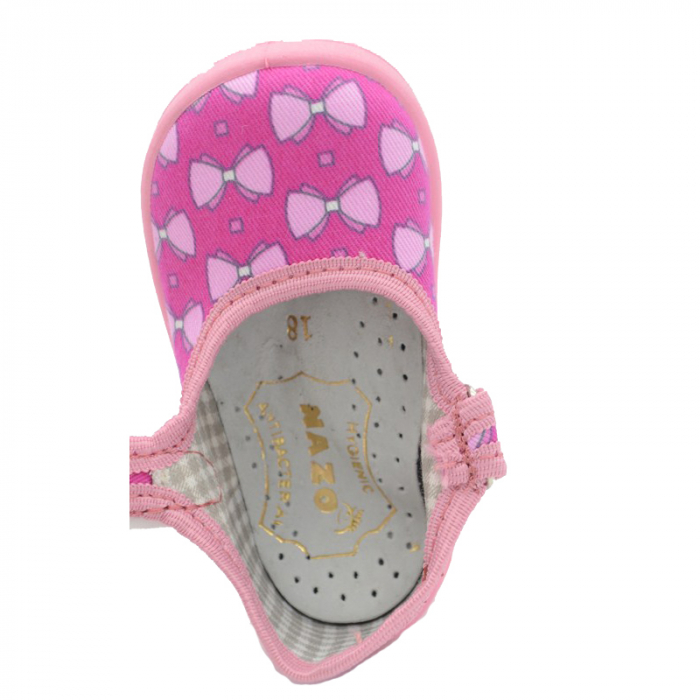 Pantofi din panza pentru fete Nazo 009-FA-25, Fucsia [5]