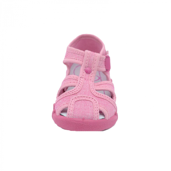 Sandale din panza pentru fete Renbut 13-128-729-21, Roz [6]