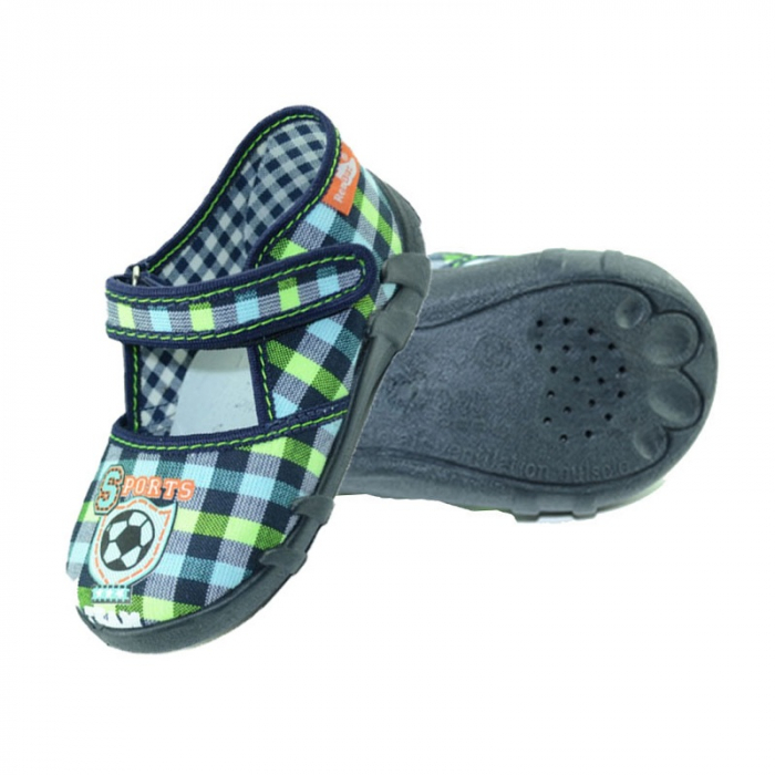 Pantofi din panza pentru baieti Renbut RBTB20-19, Verde [2]