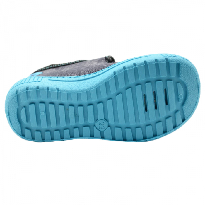 Pantofi din panza pentru baieti 3F 3FP-12-25, Gri [6]
