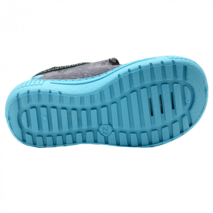 Pantofi din panza pentru baieti 3F 3FP-12-25, Gri [3]